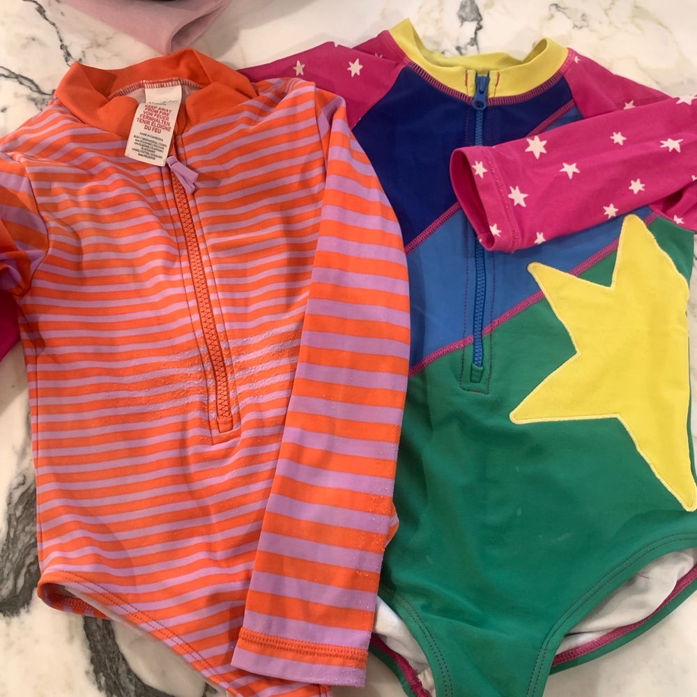 Girls' Long Sleeve Swimsuits 5 Boden Hanna Anderson